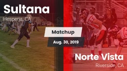 Matchup: Sultana  vs. Norte Vista  2019