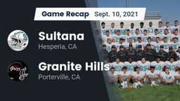 Recap: Sultana  vs. Granite Hills  2021