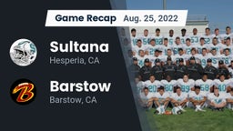 Recap: Sultana  vs. Barstow  2022