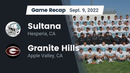 Recap: Sultana  vs. Granite Hills  2022