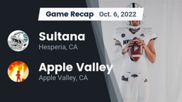 Recap: Sultana  vs. Apple Valley  2022