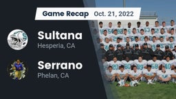 Recap: Sultana  vs. Serrano  2022