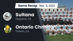 Recap: Sultana  vs. Ontario Christian  2022