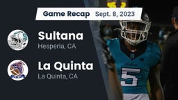 Recap: Sultana  vs. La Quinta  2023