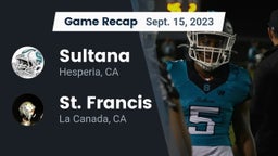 Recap: Sultana  vs. St. Francis  2023