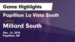 Papillion La Vista South  vs Millard South  Game Highlights - Dec. 14, 2018