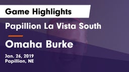 Papillion La Vista South  vs Omaha Burke  Game Highlights - Jan. 26, 2019