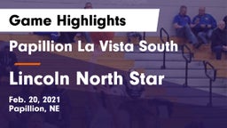 Papillion La Vista South  vs Lincoln North Star Game Highlights - Feb. 20, 2021