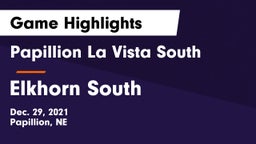 Papillion La Vista South  vs Elkhorn South  Game Highlights - Dec. 29, 2021