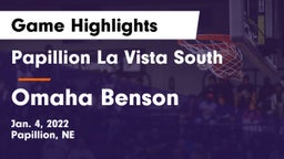Papillion La Vista South  vs Omaha Benson  Game Highlights - Jan. 4, 2022