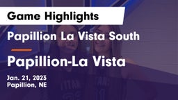 Papillion La Vista South  vs Papillion-La Vista  Game Highlights - Jan. 21, 2023