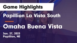 Papillion La Vista South  vs Omaha Buena Vista  Game Highlights - Jan. 27, 2023