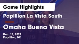 Papillion La Vista South  vs Omaha Buena Vista  Game Highlights - Dec. 15, 2023