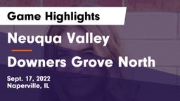 Neuqua Valley  vs Downers Grove North  Game Highlights - Sept. 17, 2022