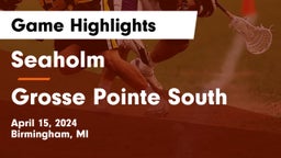 Seaholm  vs Grosse Pointe South  Game Highlights - April 15, 2024