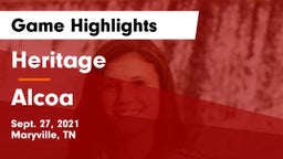 Heritage  vs Alcoa  Game Highlights - Sept. 27, 2021