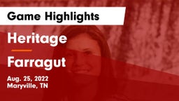Heritage  vs Farragut  Game Highlights - Aug. 25, 2022