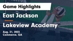 East Jackson  vs Lakeview Academy  Game Highlights - Aug. 31, 2023