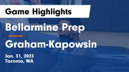 Bellarmine Prep  vs Graham-Kapowsin  Game Highlights - Jan. 31, 2023