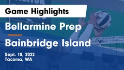 Bellarmine Prep  vs Bainbridge Island  Game Highlights - Sept. 10, 2022