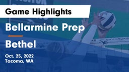 Bellarmine Prep  vs Bethel  Game Highlights - Oct. 25, 2022