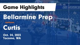 Bellarmine Prep  vs Curtis  Game Highlights - Oct. 24, 2023
