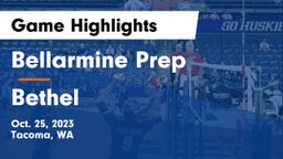 Bellarmine Prep  vs Bethel  Game Highlights - Oct. 25, 2023