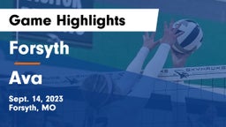 Forsyth  vs Ava  Game Highlights - Sept. 14, 2023