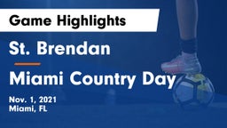 St. Brendan  vs Miami Country Day  Game Highlights - Nov. 1, 2021