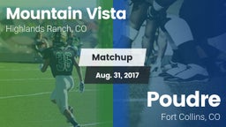 Matchup: Mountain Vista High vs. Poudre  2017