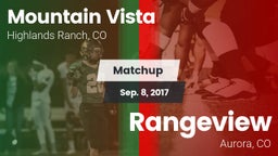 Matchup: Mountain Vista High vs. Rangeview  2017