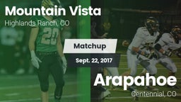 Matchup: Mountain Vista High vs. Arapahoe  2017