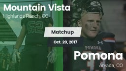 Matchup: Mountain Vista High vs. Pomona  2017