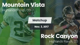 Matchup: Mountain Vista High vs. Rock Canyon  2017