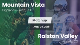 Matchup: Mountain Vista High vs. Ralston Valley  2018