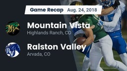 Recap: Mountain Vista  vs. Ralston Valley  2018