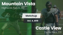 Matchup: Mountain Vista High vs. Castle View  2018