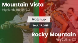 Matchup: Mountain Vista High vs. Rocky Mountain  2019
