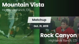 Matchup: Mountain Vista High vs. Rock Canyon  2019