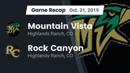 Recap: Mountain Vista  vs. Rock Canyon  2019