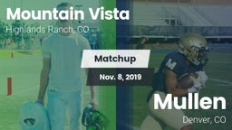 Matchup: Mountain Vista High vs. Mullen  2019