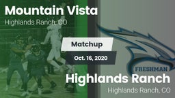 Matchup: Mountain Vista High vs. Highlands Ranch  2020