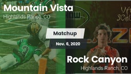 Matchup: Mountain Vista High vs. Rock Canyon  2020