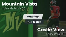 Matchup: Mountain Vista High vs. Castle View  2020