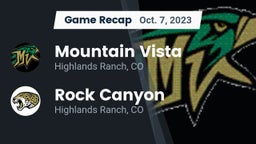 Recap: Mountain Vista  vs. Rock Canyon  2023