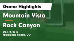 Mountain Vista  vs Rock Canyon  Game Highlights - Dec. 2, 2017