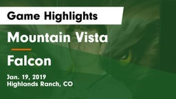 Mountain Vista  vs Falcon   Game Highlights - Jan. 19, 2019