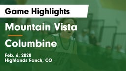 Mountain Vista  vs Columbine  Game Highlights - Feb. 6, 2020