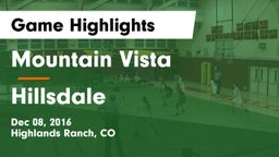 Mountain Vista  vs Hillsdale  Game Highlights - Dec 08, 2016