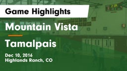Mountain Vista  vs Tamalpais Game Highlights - Dec 10, 2016